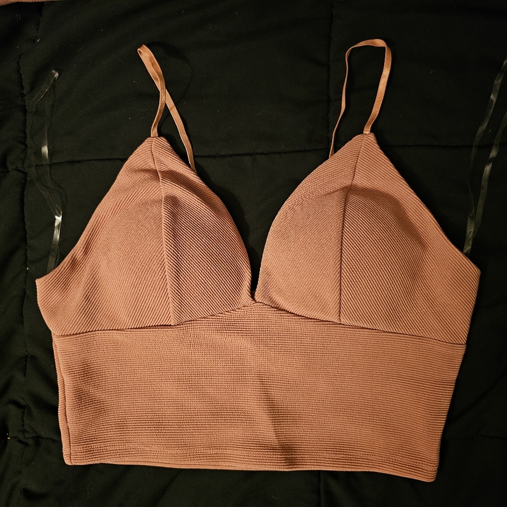 set of crop top and skirt